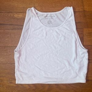 American Eagle White Halter Top